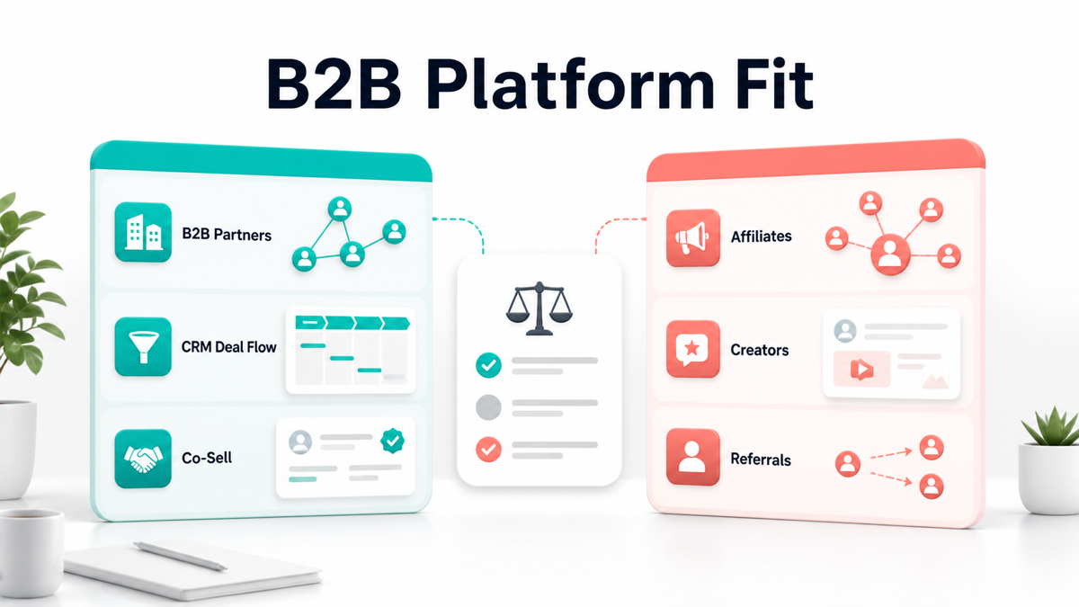 PartnerStack vs impact.com comparison for a B2B SaaS partnership team