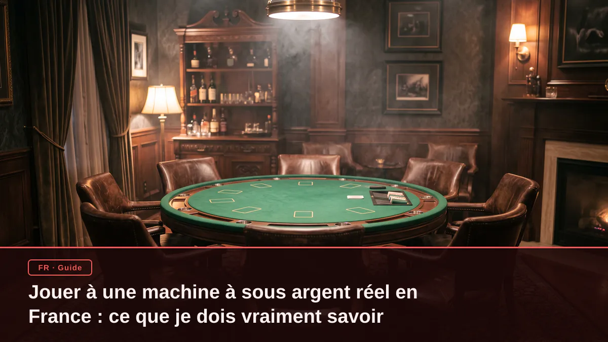 Jouer à une machine à sous argent réel en France : ce que je dois vraiment savoir