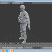 Highpoly soldier 2