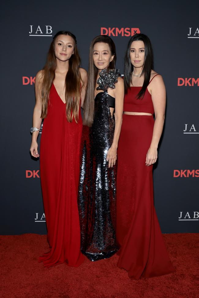 Asistió al evento acompañada de sus hijas, Josephine y Cecilia.Getty Images para la Gala DKMS