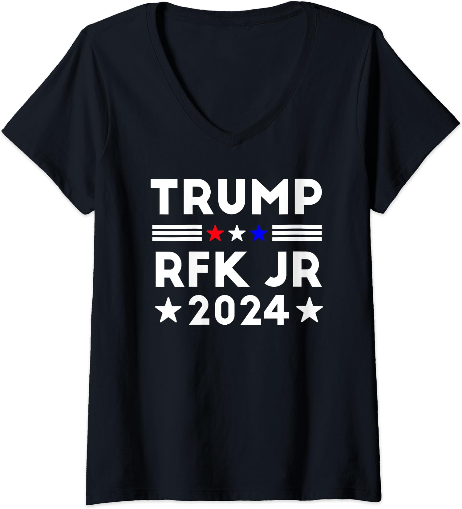 Trump RFK JR 2024 Presidential Candidate USA Gift Ladies’ V-Neck Tshirt