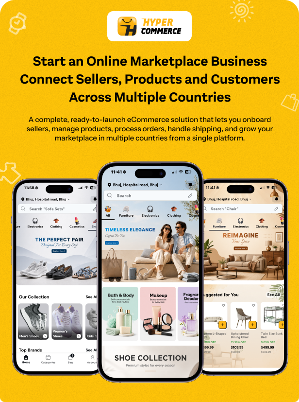 HyperCommerce- Complete Multivendor ecommerce Solution