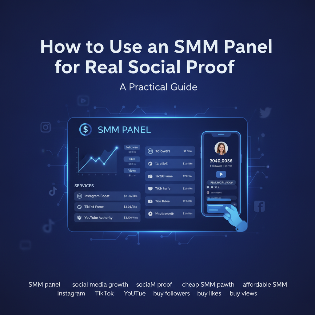 How to Use an SMM Panel for Real Social Proof: A Practical Guide