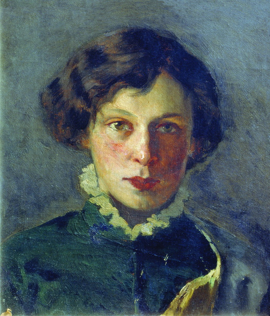 Портрет М И Нестеровой первой жены художника 1886