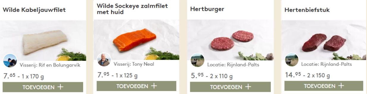 Hert en vis Gourmet, fondue en steengrillvlees - www.Vleeskopenbijdeboer.nl