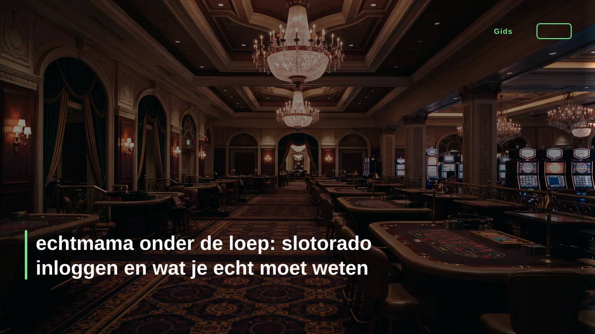 echtmama onder de loep: slotorado inloggen en wat je echt moet weten
