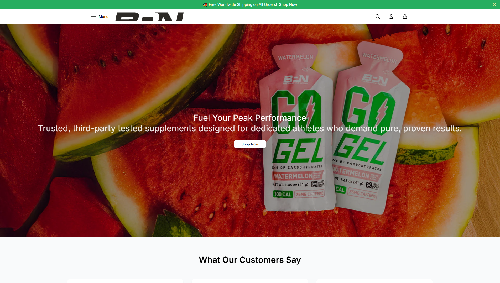 Stored capture of bareperformancenutritiononline.shop