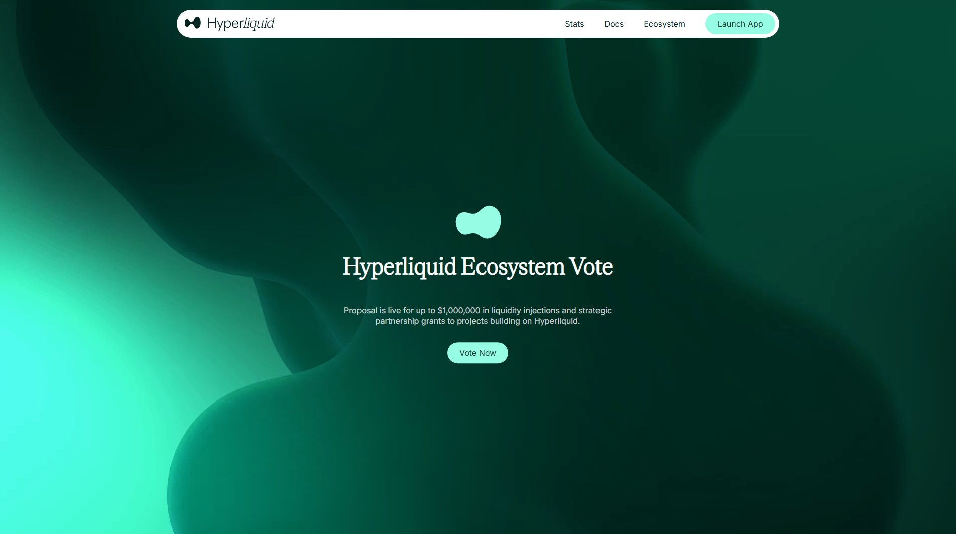Screenshot of vote-hyperfoundation.co