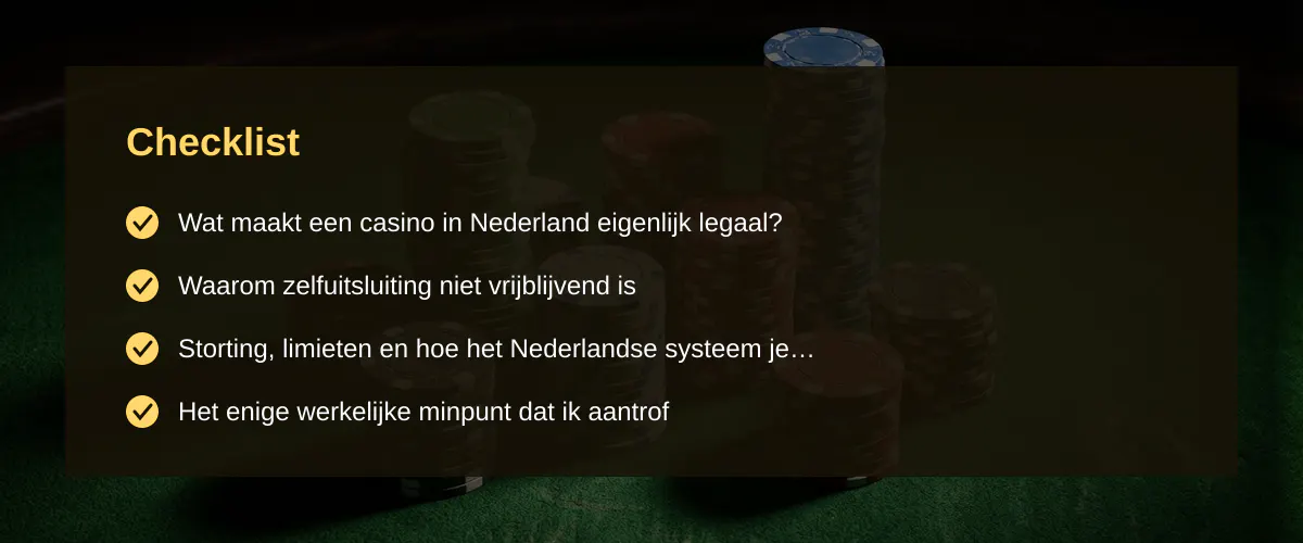 Hoe je het beste casino online in Nederland vindt zonder jezelf voor te liegen — Checklist
