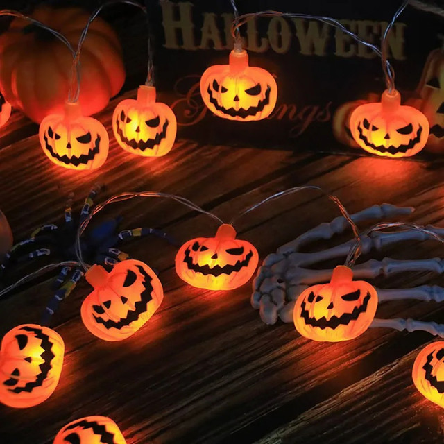 Spider Web Halloween String Light Decoration
