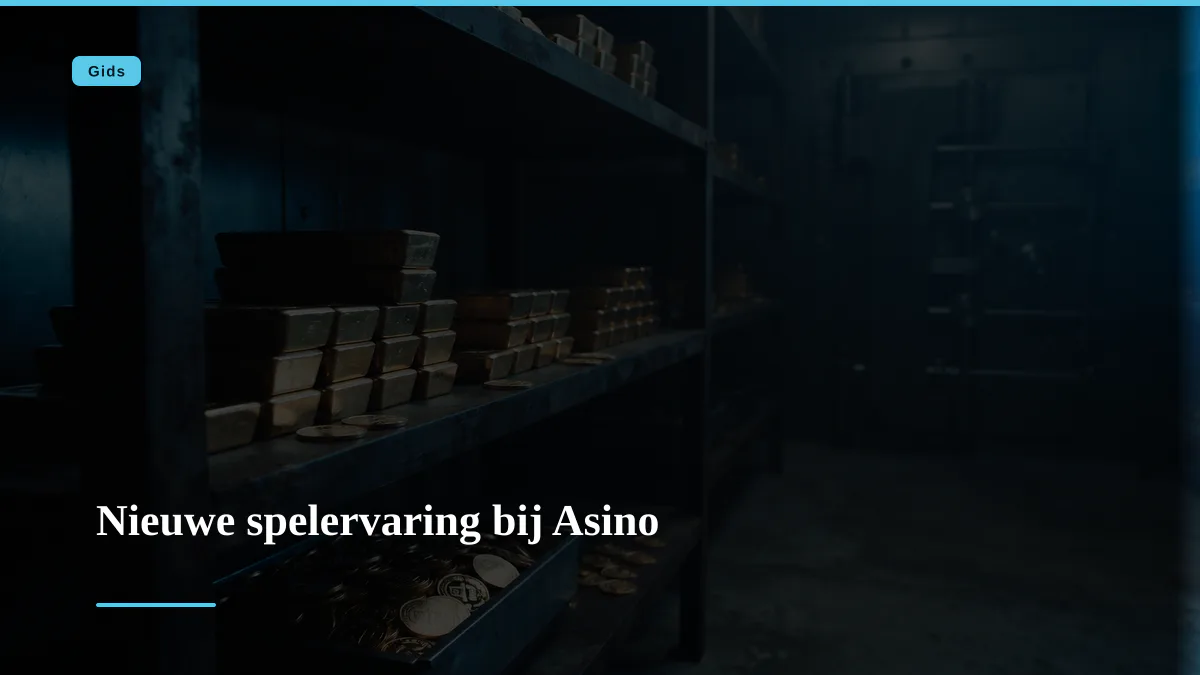 Nieuwe spelervaring bij Asino