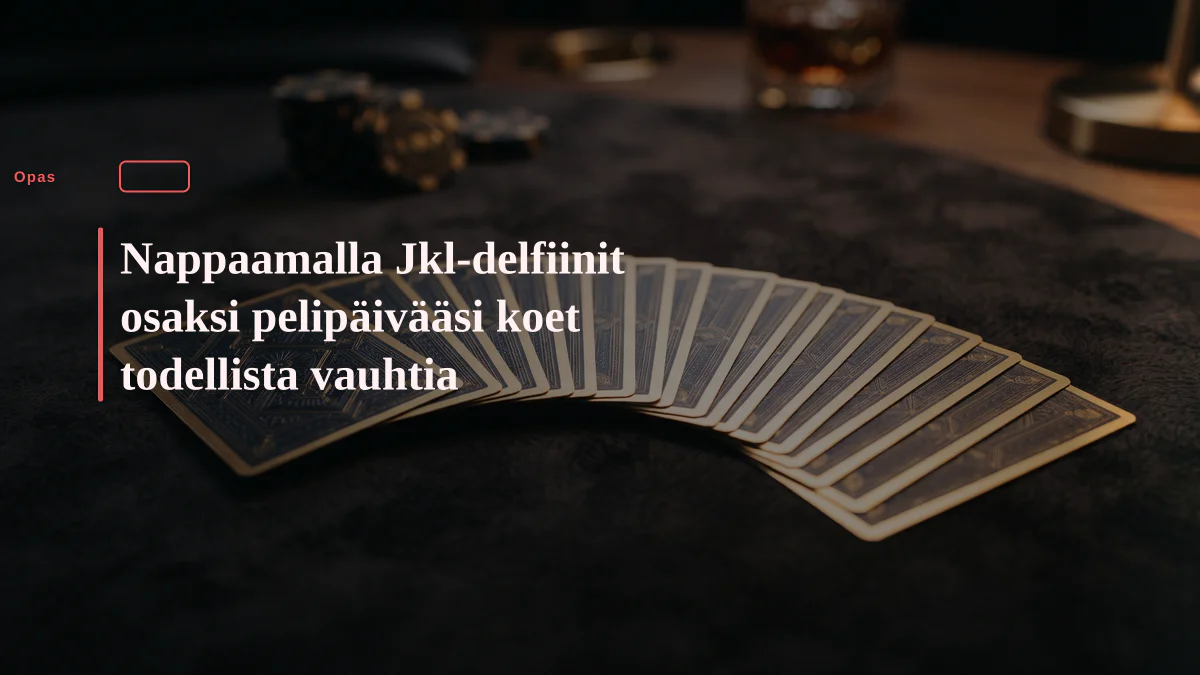 Nappaamalla Jkl-delfiinit osaksi pelipäivääsi koet todellista vauhtia