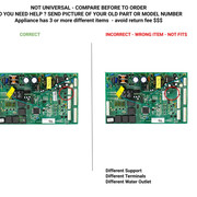 WR55X11064 Correct incorrect