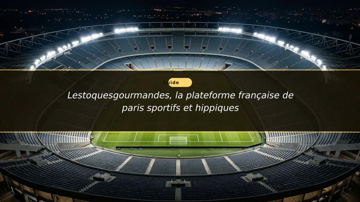 Lestoquesgourmandes, la plateforme française de paris sportifs et hippiques