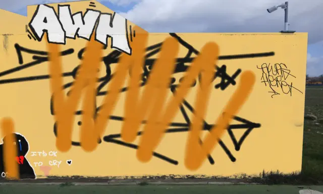 Graffiti artwork by awashere