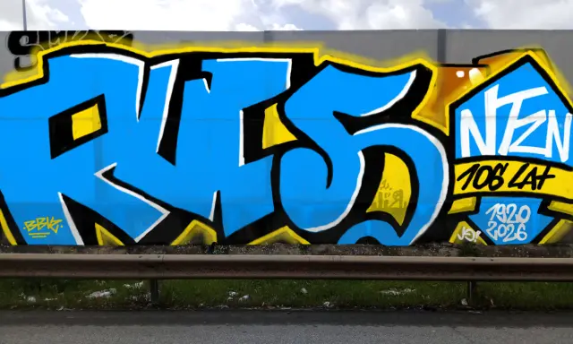 Graffiti artwork by vandald