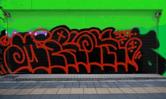 Graffiti artwork by Merskabah