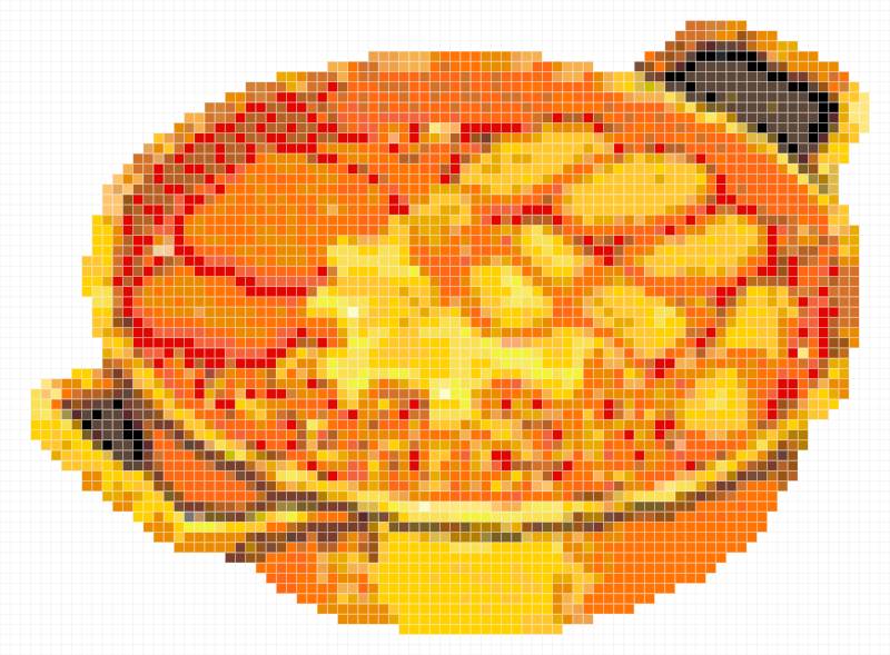 Korean Spicy Tteokbokki Hot Pot Pixel Art Perler B