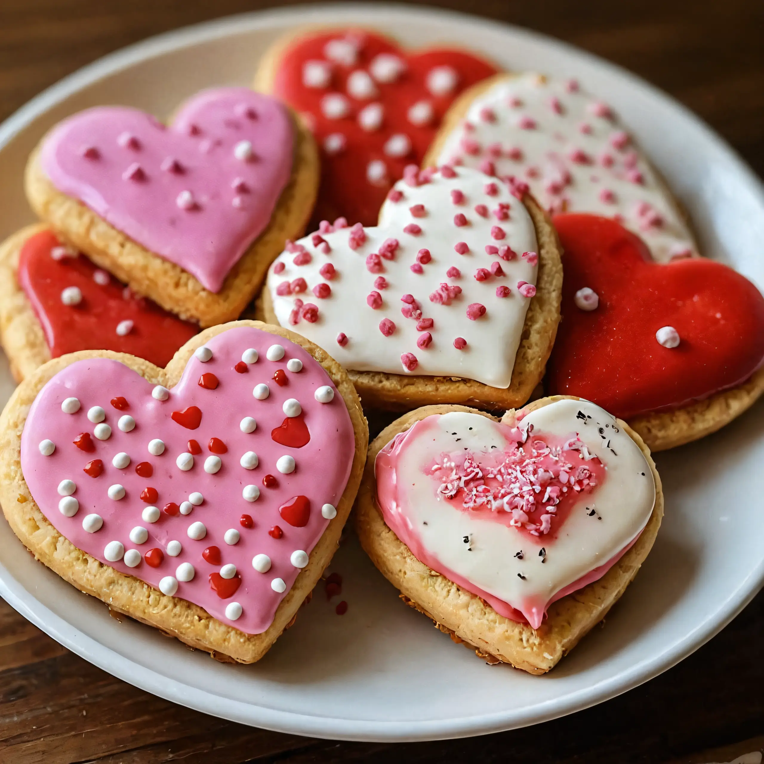 Delicious Valentine's Day Decorated Cookies
