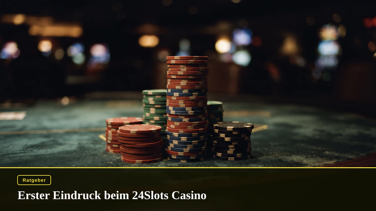 Erster Eindruck beim 24Slots Casino