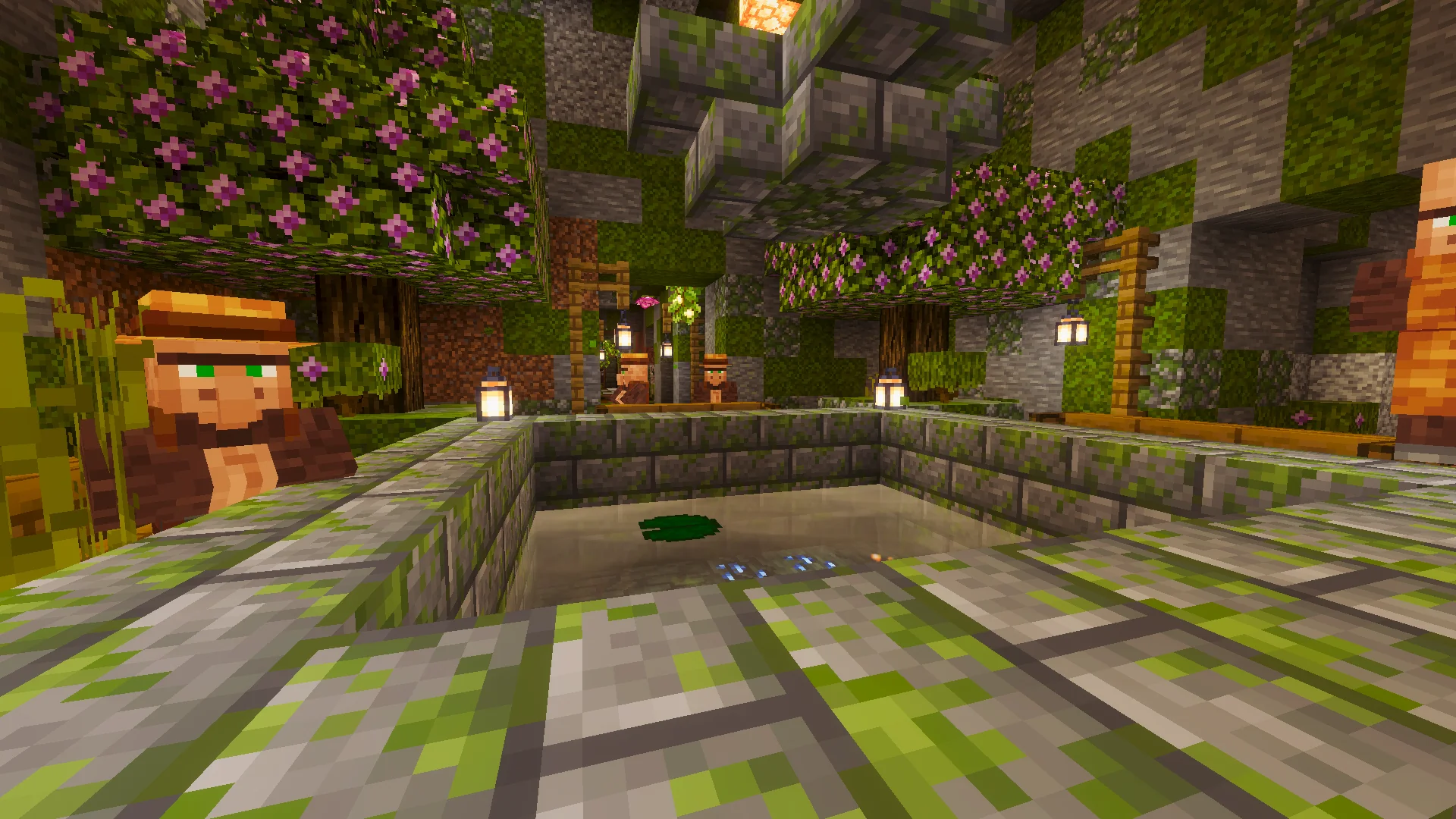 lush cave village 1