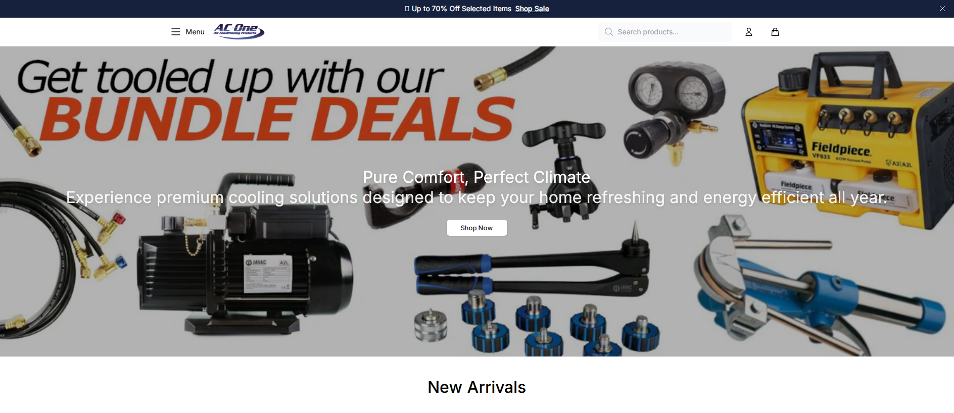Stored capture of airconditioningoneonline.shop