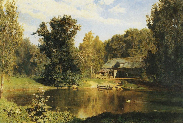 Пруд в Абрамцеве 1883