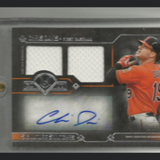 2015 Topps Museum Collection Chris Davis Jersey Autograph