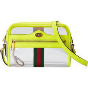 GUCCI Vinyl Web Mini Ophidia Transparent
