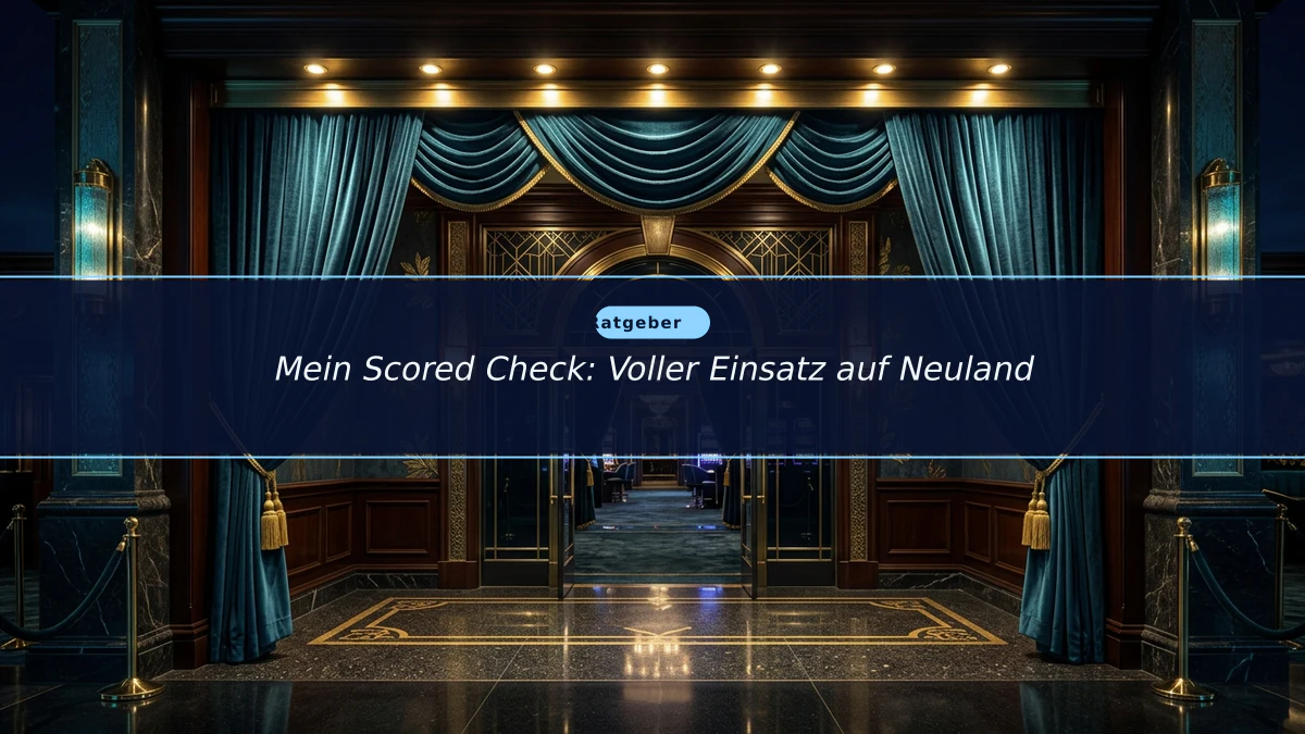 Mein Scored Check: Voller Einsatz auf Neuland