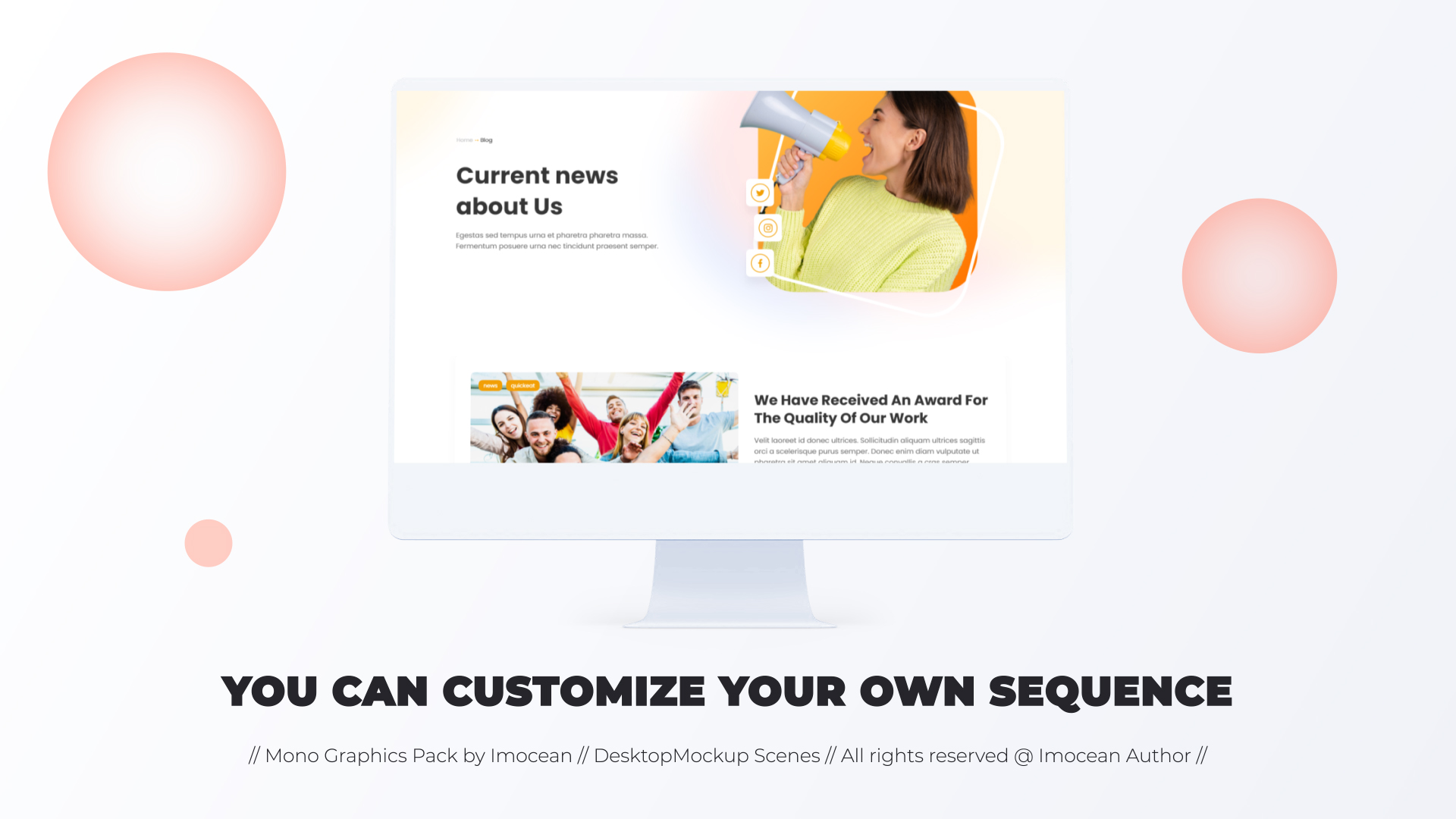 Colorful Website Promo - Desktop Mockup - 8