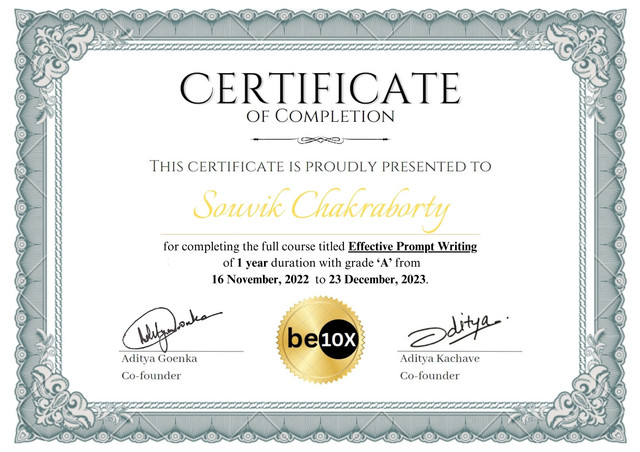 Be10-X-certificate