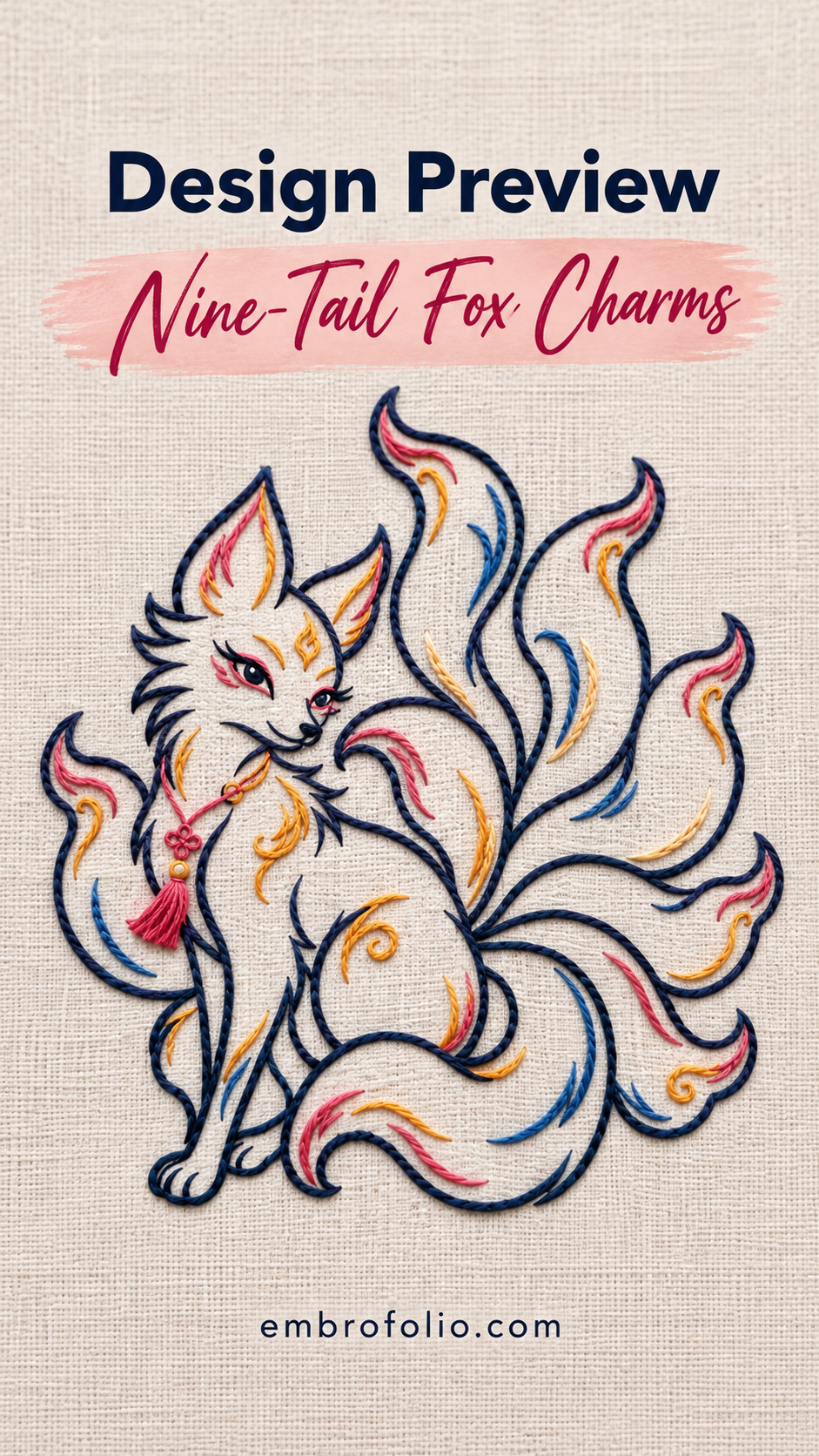 Nine-Tail Fox Charms Pinterest image preview