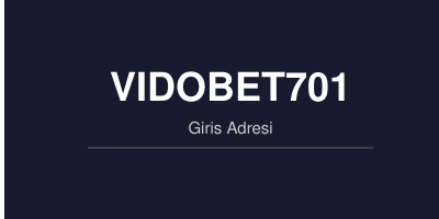 Vidobet701