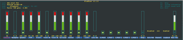 Alsa-Mixer