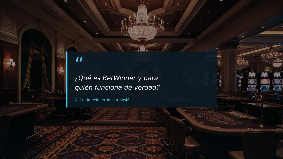 ¿Qué es BetWinner y para quién funciona de verdad?