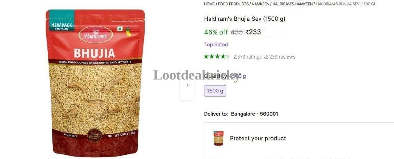 Haldiram S Bhujia Offer Image