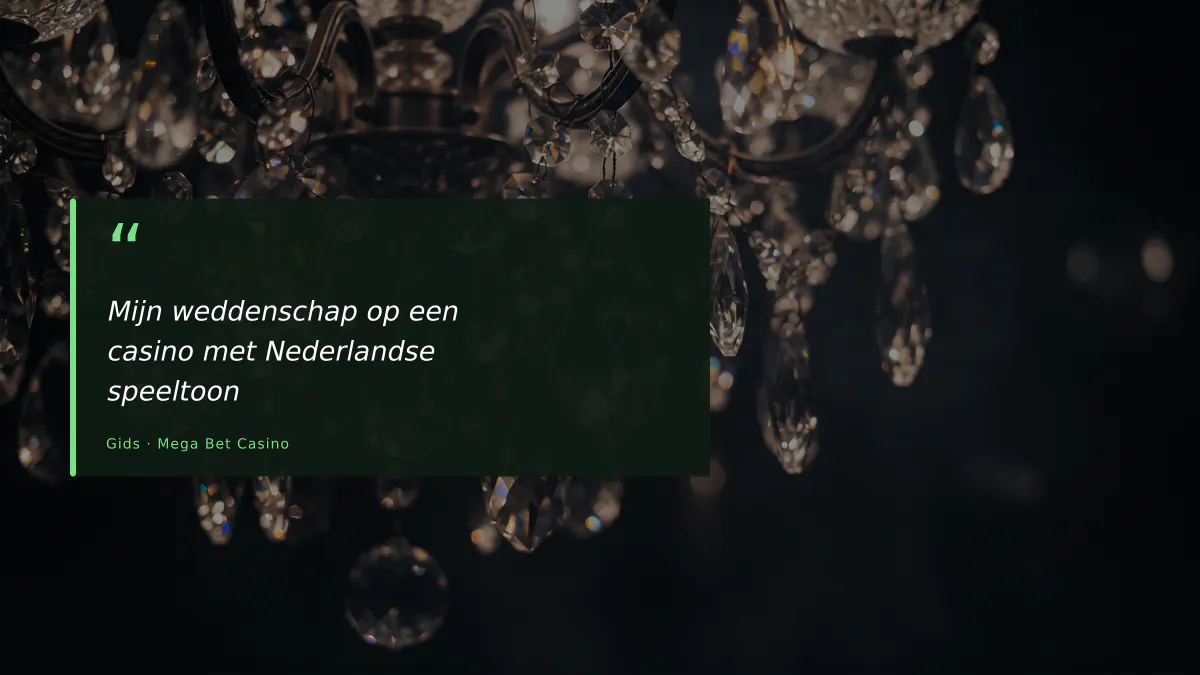 Mijn weddenschap op een casino met Nederlandse speeltoon