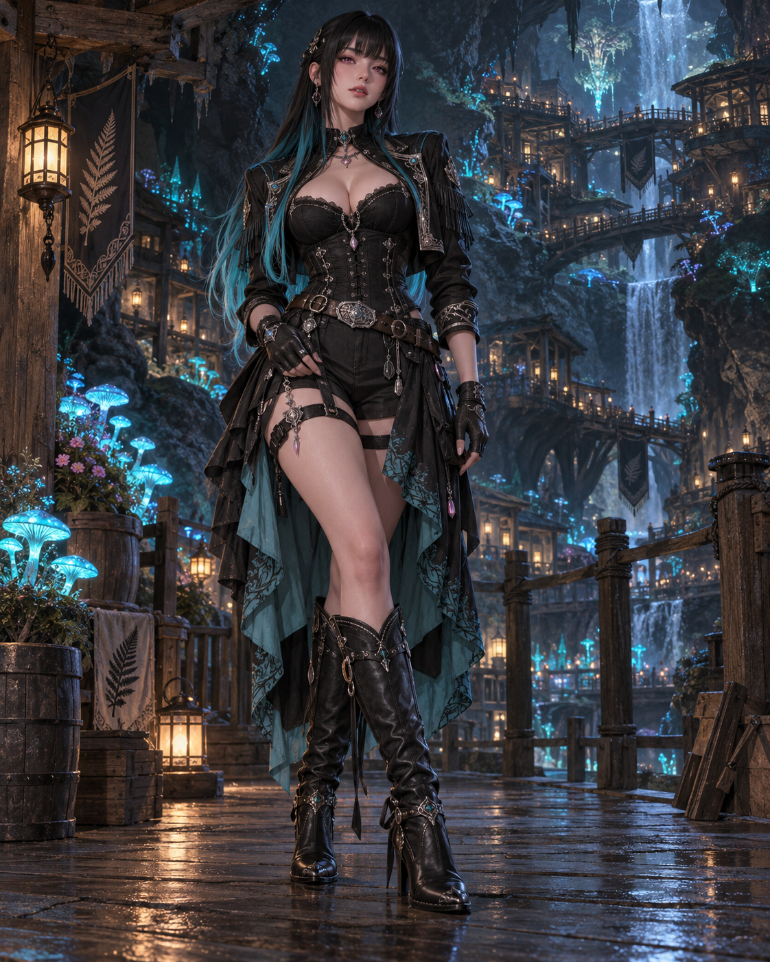 Kitrina Kitty Bleu in Fern Hollow
