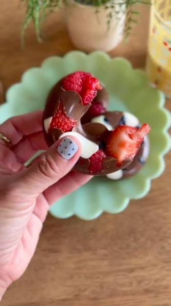ChocoDonut de frutas vermelhas