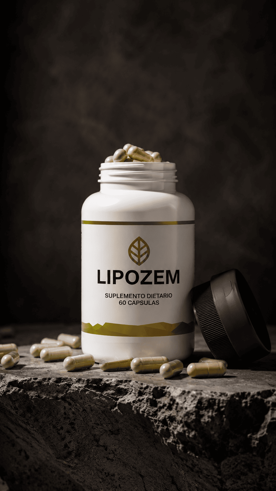 Frasco y capsulas de Lipozem