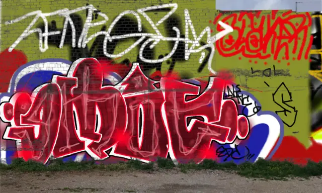 Graffiti artwork by emot