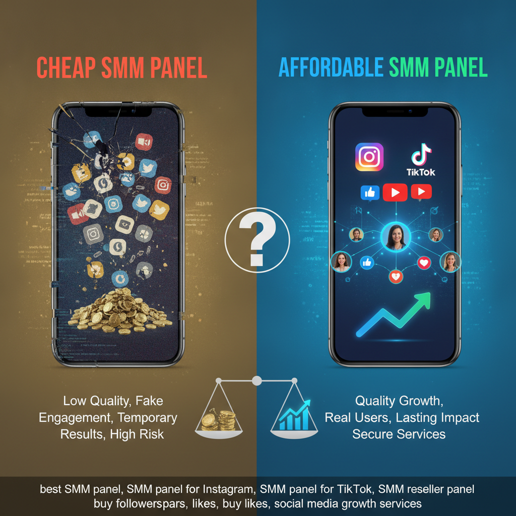 Cheap SMM Panel vs Affordable SMM Panel: Which Should You Choose?