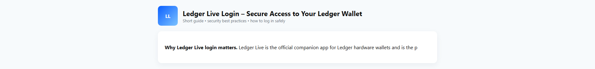 Stored capture of ledgger--live-en.pages.dev