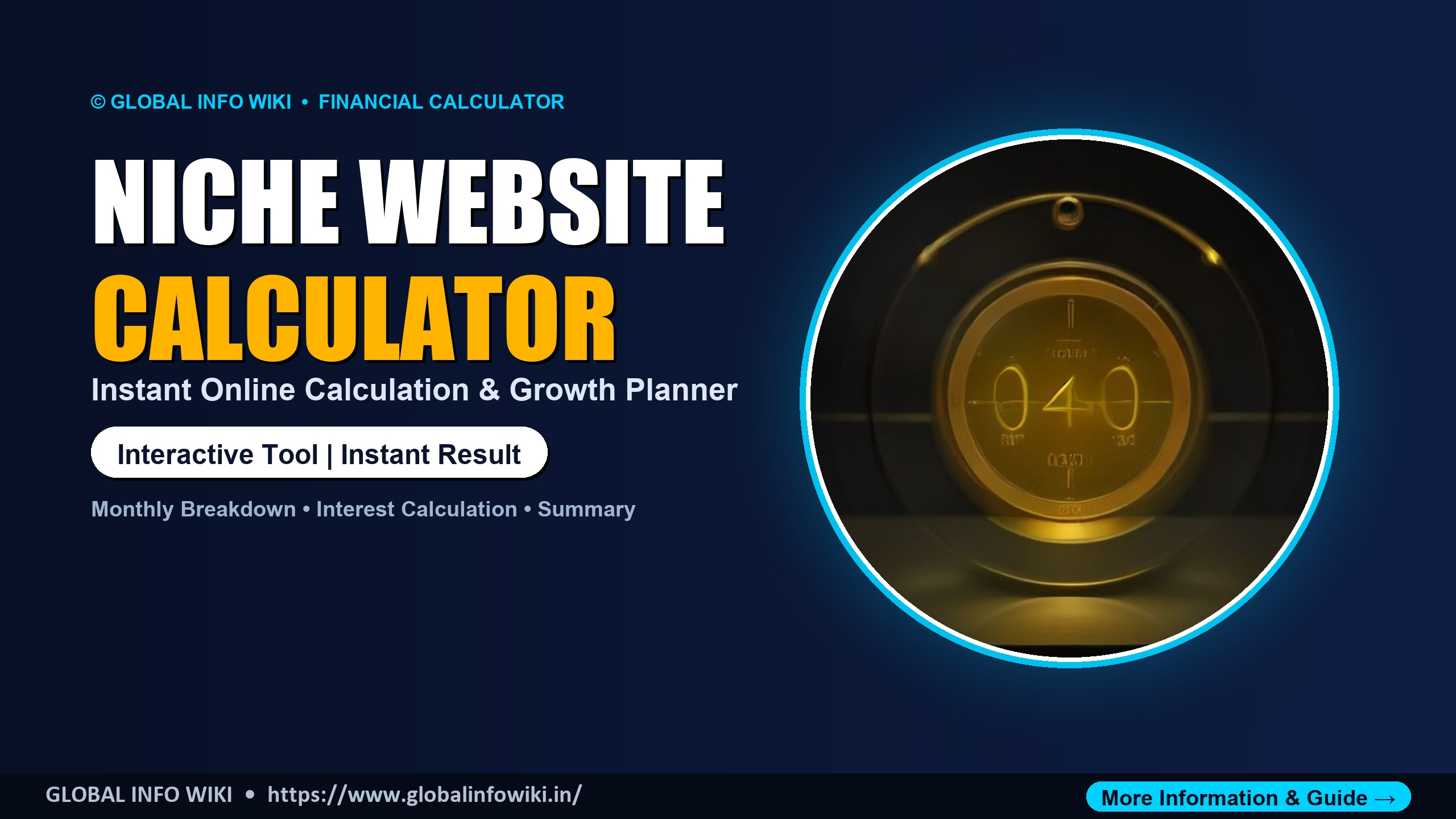Niche Website Valuation Calculator — What Is Your Blog Worth? Niche Website Valuation Calculator — What Is Your Blog Worth?