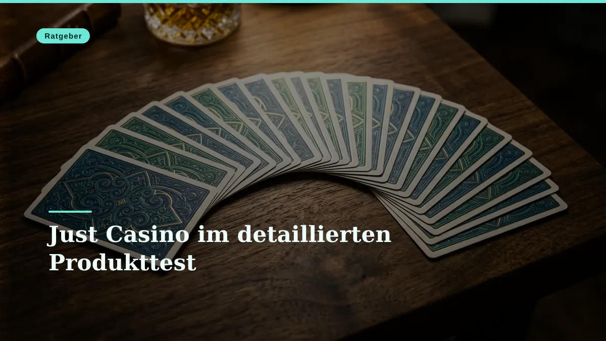 Just Casino im detaillierten Produkttest