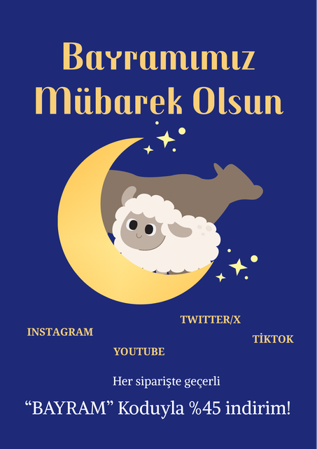 Bayramımız Mübarek Olsun - BAYRAM koduyla yüzde 45 indirim