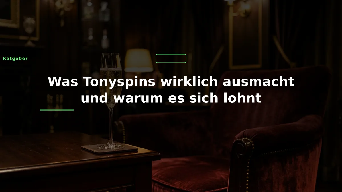 Was Tonyspins wirklich ausmacht und warum es sich lohnt