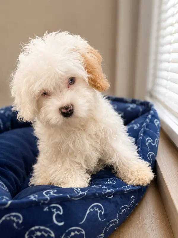 Deaf Mini Poodle Puppy Angel Seeks a Loving, Safe Home
