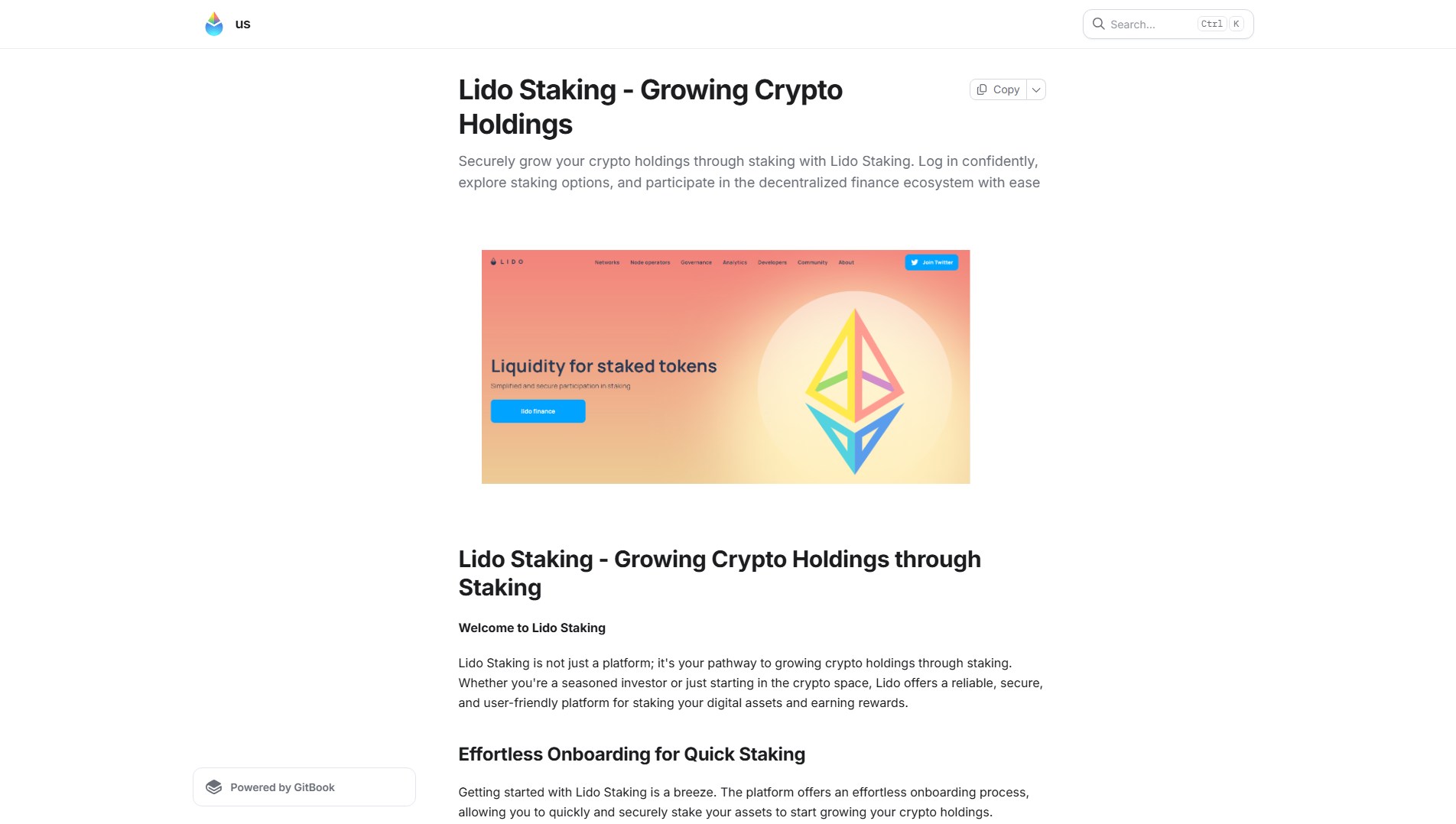 Stored capture of lidoarstaking.gitbook.io